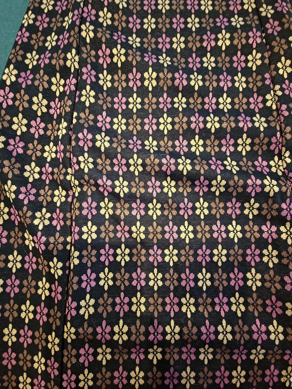 Hippie Rose Black Floral Mini Dress with Pink & Cream Accents - Picture 2 of 4